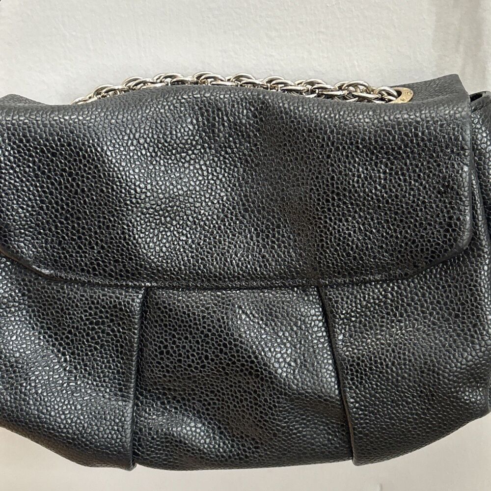 Henri Bendel Milliner Chain Pebbled Leather Shoulder Crossbody Retro Glam 90sY2K - Picture 5 of 9